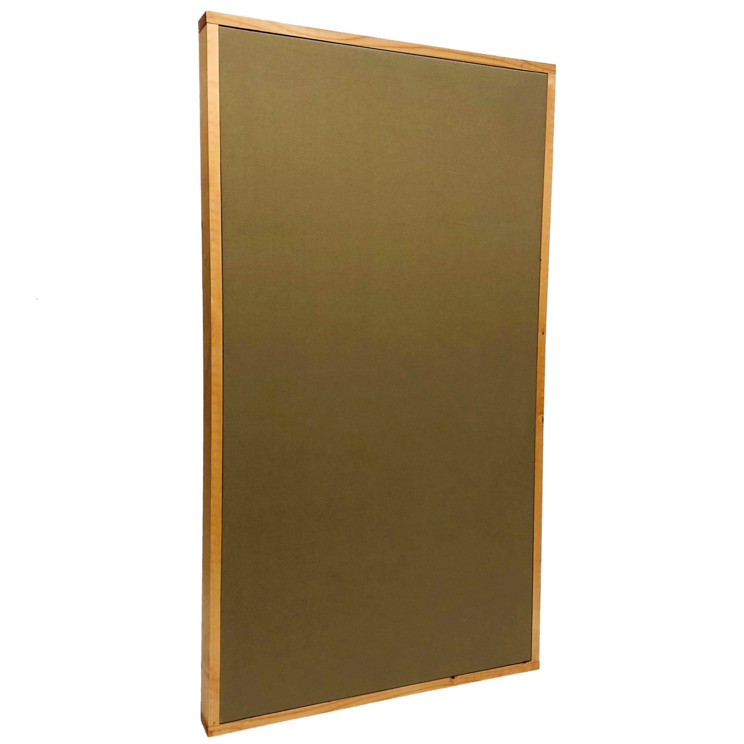 ACOUSTIC PANEL - KHAKI & GOLDEN PECAN FRAMED